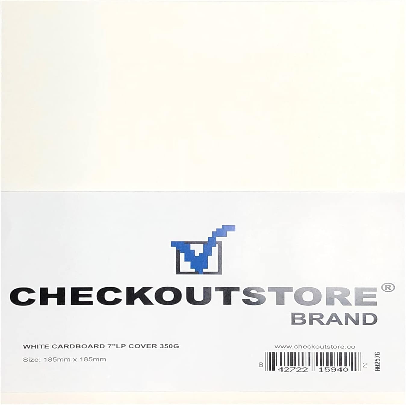 200 CheckOutStore Cardboard Jackets Cover for 7" Vinyl 45 RPM Records