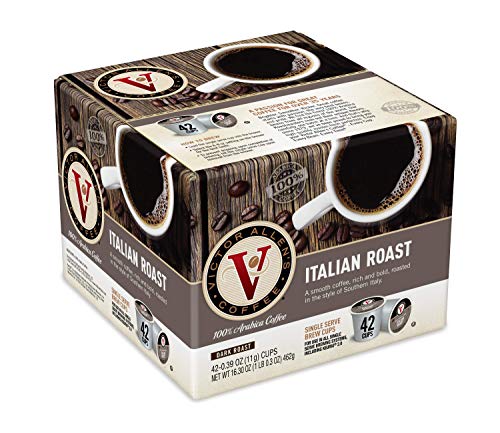 Italian Roast For K-Cup® Keurig 2.0® Brewers, 42 Count, Victor Allen’s Coffee® Dark Roast Single Serve Coffee Pods & French Roast For K-Cup Keurig 2.0 Brewers, 42 Count #TOP2