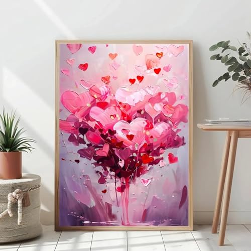 Affiches cœur et ballon TONGYINLI 40x60cm pour déco salon