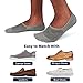 SIXDAYSOX No Show Mens Socks 6 Pairs Thin Cotton Non Slip Socks Low Cut Men Invisible Socks Size 10-13