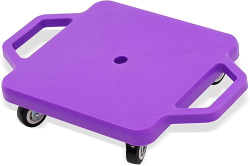 Miniatura 1 de Patinete de plástico para niños de 6 a 12 años con ruedas universales, patinete deportivo manual con asas para clase de gimnasio