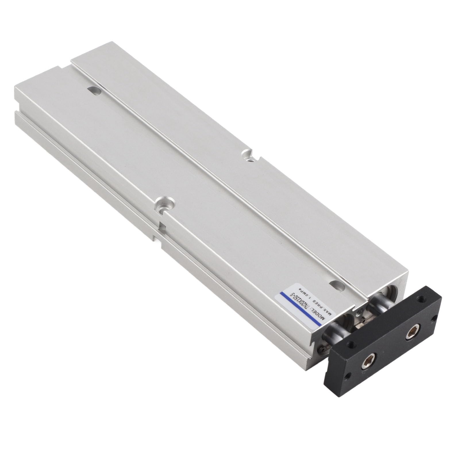 flexman 20mm Bore 150mm Stroke PT1/8 Pneumatic Air Cylinder, 0.1~1.0MPa Aluminum Alloy Magnet Type Double Rod Double Shaft Air Cylinder