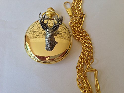 Montre gousset homme A22 montre de poche dorée rétro classique