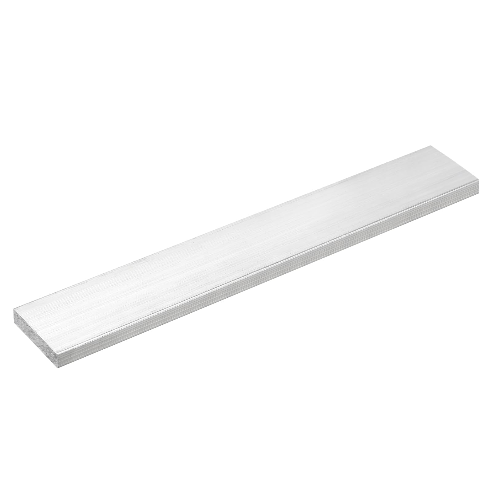QUARKZMAN - Barre Aluminium 6061 1/4" X 1" X 10" (6x25x254mm) - Plaque Plate Carrée Anodisée - Pour Bricolage Et DIY