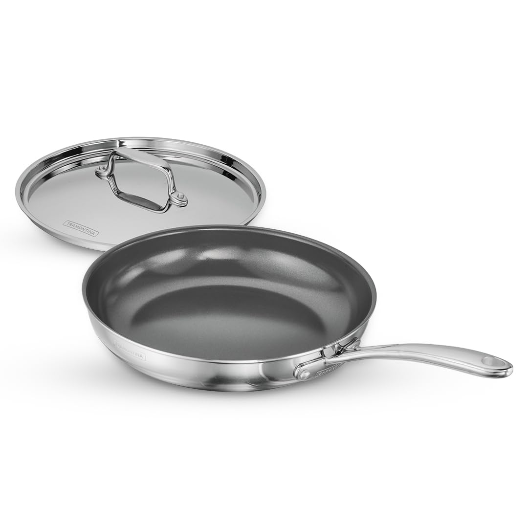 See full amazon price history chart for TRAMONTINA Fusao Healthy Triply Ceramic 26cm Frypan with SS 304 lid | Non Toxic (PFAS/PTFE/PFOA Free) | Omlete Pan | Saute | Induction Friendly | Stay Cool Handle I 10 Year Warranty* TRAMONTINA Fusao Healthy Triply Ceramic 26cm Frypan with SS 304 lid | Non Toxic (PFAS/PTFE/PFOA Free) | Omlete Pan | Saute | Induction Friendly | Stay Cool Handle I 10 Year Warranty* (B0D28V4MVG) Amazon Price History, Amazon Price Tracker
