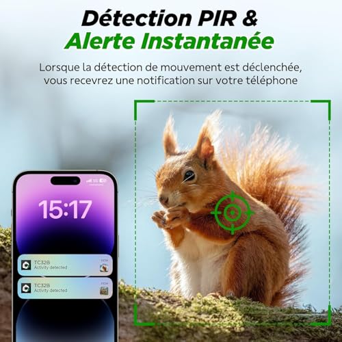 Caméra de chasse connectée téléphone pour observer la faune en direct - 6