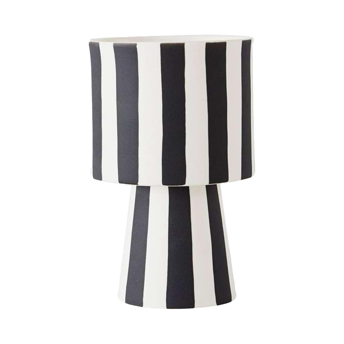 OYOY 1101036 Other Ceramic Black, White Vase – Vases (Other, Ceramic, Black, White, Table, Interior, 100 mm)