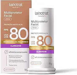 Multiprotetor Stick Bege Médio FPS 80 Dermo Sun 15g