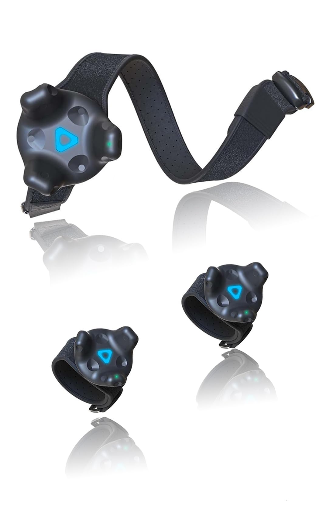 Sweet seven VR Tracker Belt and Hand Straps , Compatible with HTC Vive System Tracker Pucks for Full-Body Tracking in Virtual Reality, Adjustable(1 Belt and 2 Hand Straps)
