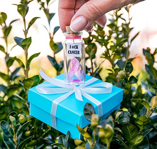 Inspiring Pink Cancer Ribbon Gift for Women - Mindfulness Wish Jar for Breast Cancer Survivors and Supporters - Image 4