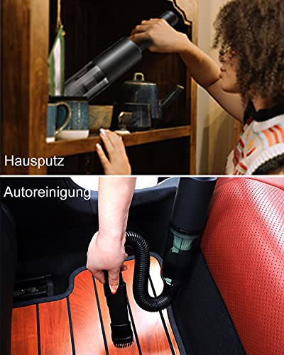 Jooayou Handstaubsauger Akku, 7000Pa Kabelloser Staubsauger 300g Leicht Autostaubsauger 4000mAh Li-Ionen Akkusauger… - Image 3
