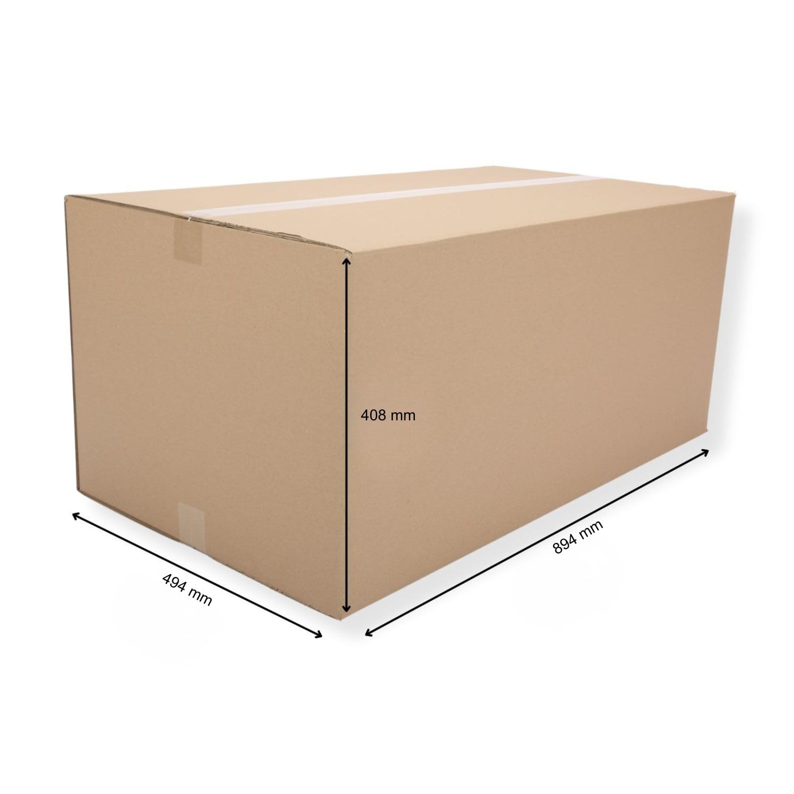 30 St. Faltkarton 900x500x400 2-wellig braun 2.40 BC-Welle Versandverpackung 90x50x40 Umzugs Bücherkartons