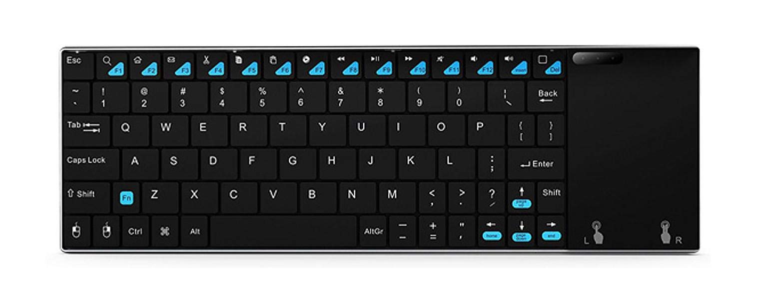 Buy Zoweetek Rechargeable Wireless Keyboard with Touchpad for Smart Tvs