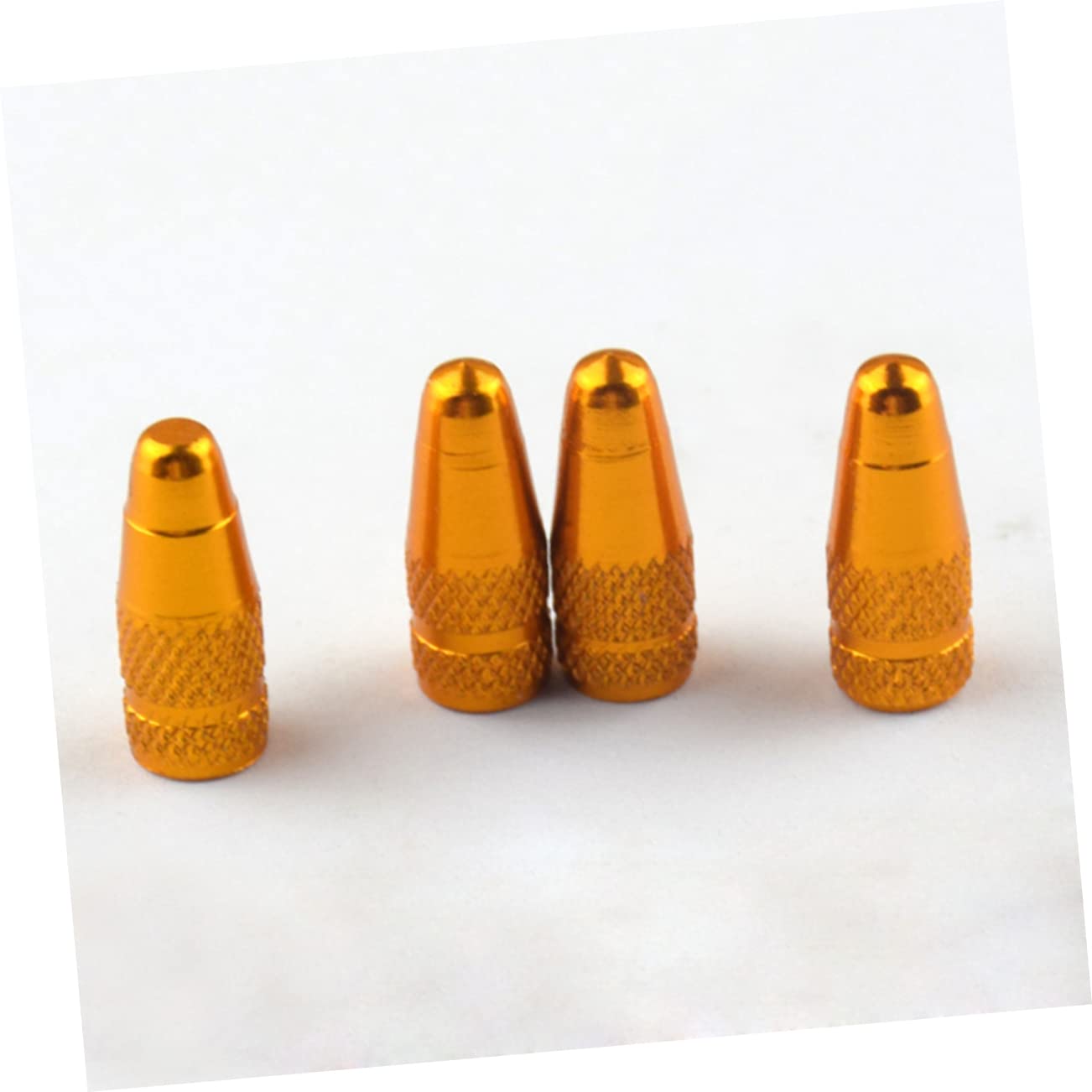 OHPHCALL 20Pcs French Style Anodized Aluminum Alloy Bike Tire Caps Durable Dust Covers for Valves Vibrant Colors Easy Installation Air Leakage Prevention