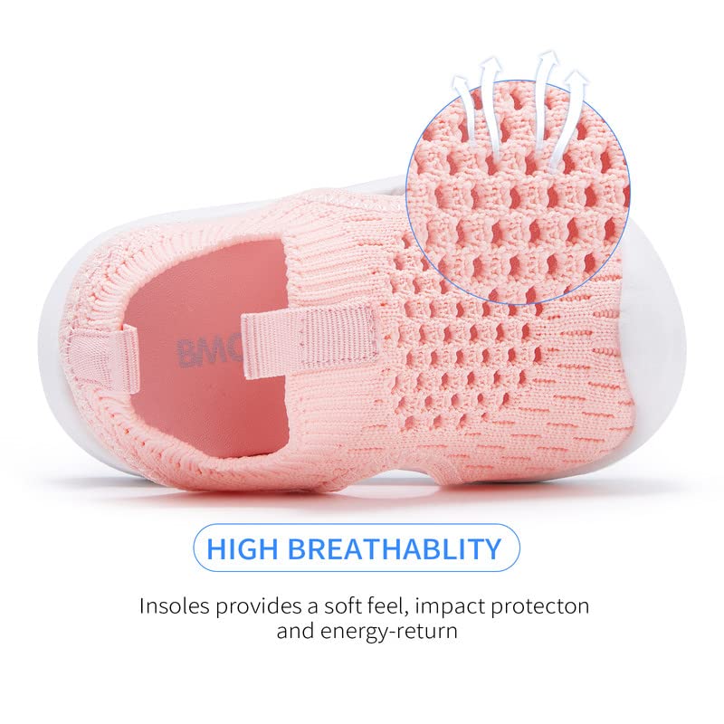 Image of BMCiTYBM Baby Boy Girl Closed Toe Summer Toddler Sandals Lightweight Shoes Infant Non-Slip First Walking Sneakers 6 9 12 18 24 Months 2-3 Years