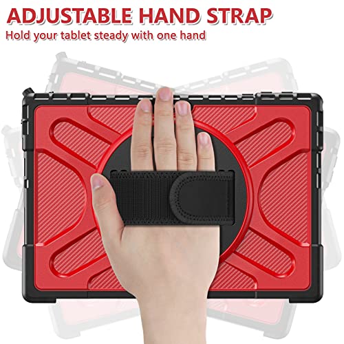 Coque Surface Pro antichoc rouge protégeant votre écran des chutes et compatible avec Type Cover - 2
