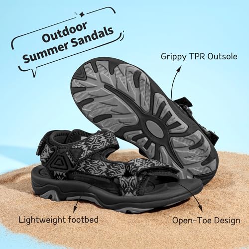 DREAM PAIRS Kids Adventurous Light-Weight Adjustable Straps Summer Sandals (Toddler/Little Kid/Big Kid)4