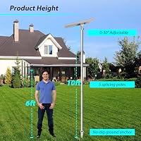 Starlink Standard 4/4X Stangenhalterung, 3 m Starlink Gen 3/4 Erdungsstangenhalterung – Ansicht 7