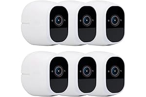 Hisewen Silicone Skins for Arlo Pro/Arlo Pro 2: 6-Pack of Protective Arlo Security Camera Skins