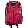 Summit Ridge Reflective Mesh School Backpack for Teens, Girls, Boys | Wire Frame Mesh Beach Backpack XL with Zipper (Red) #4