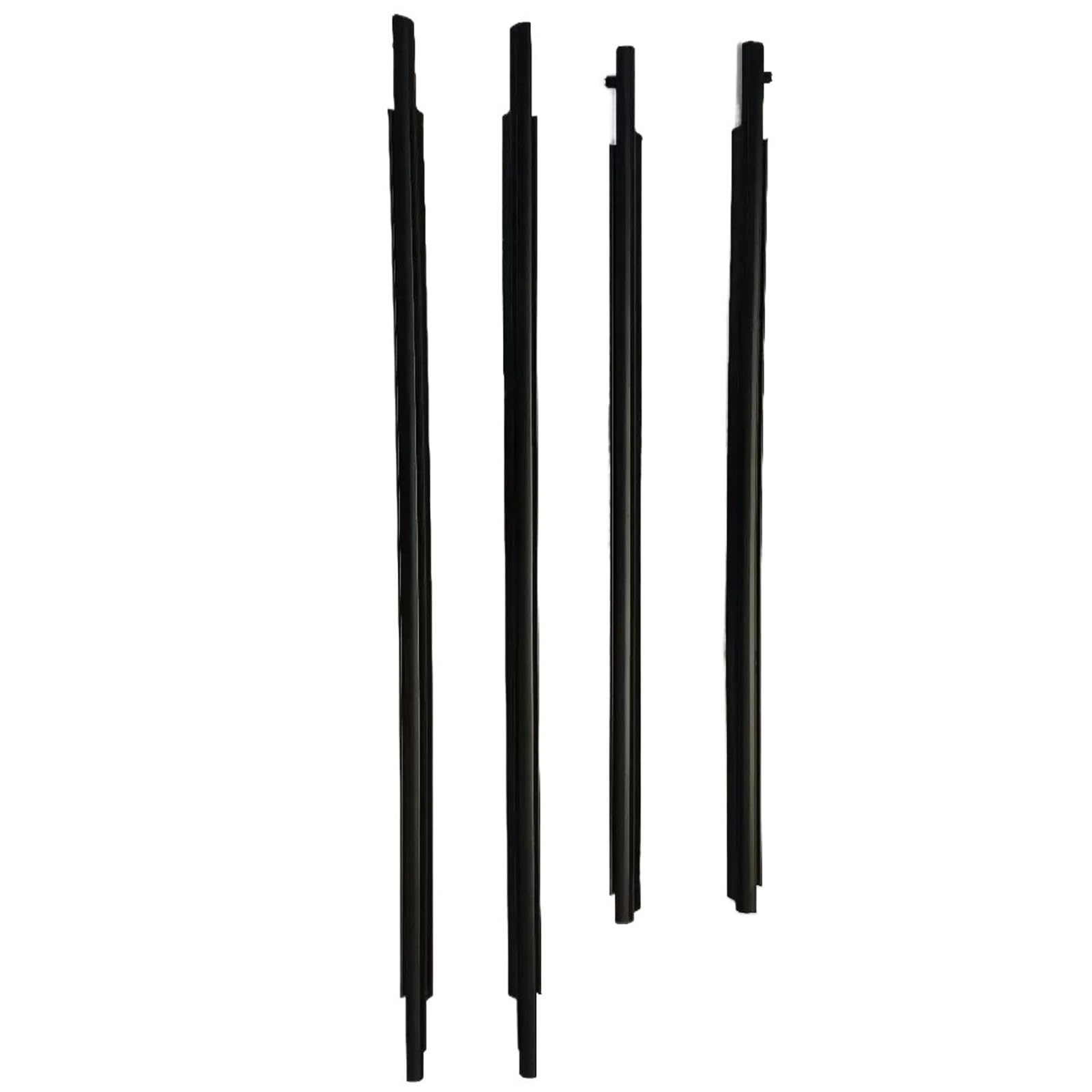 Striscia Tenuta Portiera 4 Pezzi Finestrini Esterni Per Toyota Per Previa ACR50 2006-2019 68164-28040 Protezione In Vetro Guarnizione In Vetro Esterno Laminato Guarnizioni
