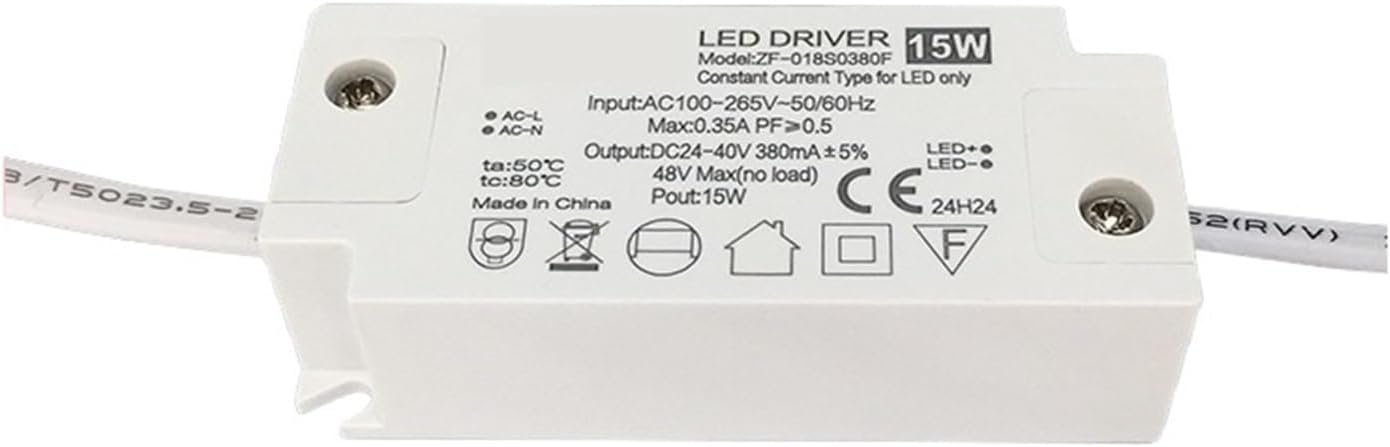 15W Isolated Drive Power Supply Constant Current Driver Transformer Panel Light Power Supply 24-40V