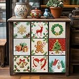 Azulejos Adhesivos Cocina Copos De Nieve Dorados Vinilos Baño Pelar Y Pegar Impermeable para Muebles Chimenea Gabinete Vinilo Adhesivo Pared Cocina Decorativos 15x15 cm/24 Piezas
