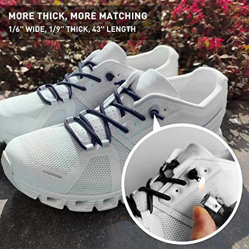 Image of 3 Pairs Elastic No Tie Shoe Laces, Stretch Bungee Laces