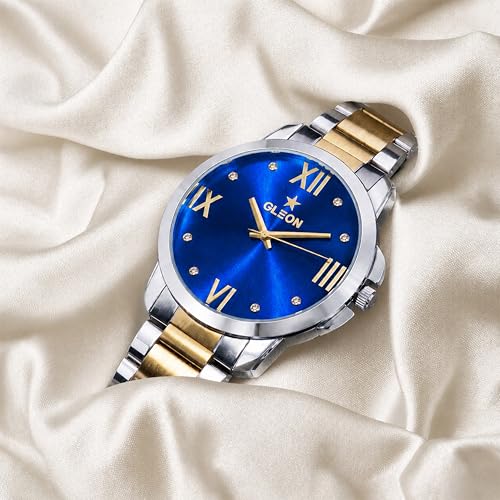 Image of GLEON Luxury Men's Numerology Watch | Water Resistant | Analog Type with Japanese Movement | Timepiece for Growth and Success with 1 Year Warranty - (Pack of 1)
