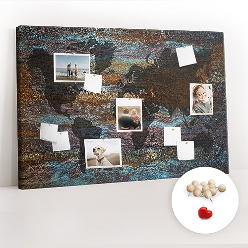 Tableau liège pour planification de tâches et notes de bureau 120x80 - 2