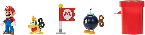 Miniatura 9 de SUPER MARIO Figuras de acción de 2.5" Bowser's Airship Deck Diorama Playset