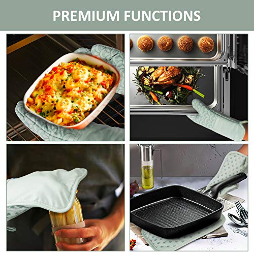 (40 OFF Coupon) Extra Long Silicone Oven Mitts 1 Pair 9.89