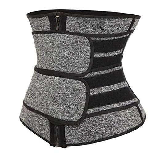 STKOOBQ Cinto S modelador de cintura movimento modelador abdominal feminino corpete modelador body controle de faixa firme Shapeware, Cinza, 3X-Large