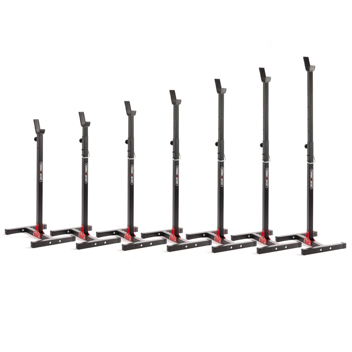 Marbo Sport Supporto per manubri regolabile in altezza Bilanciere per coppia di bilancieri MH-S201