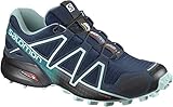 >2 RUNS por semana Salomon Speedcross 4 W, Zapatillas de Trail Running para Mujer, Azul (Poseidon/Eggshell Blue/Black), 36 EU