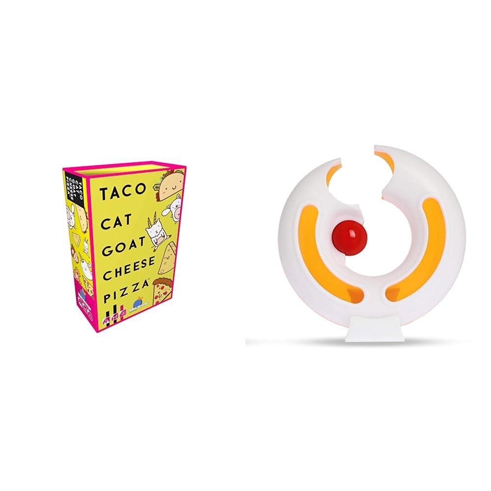 Taco Cat Goat Cheese Pizza | Card Game | Ages 8+ | 2-8 Players | 10-30 Minute Playing Time & Loopy Looper Jump | Fidget Toy | Focus Spinner | Stress Relief Toy | Ages 8+ | For 1 Player