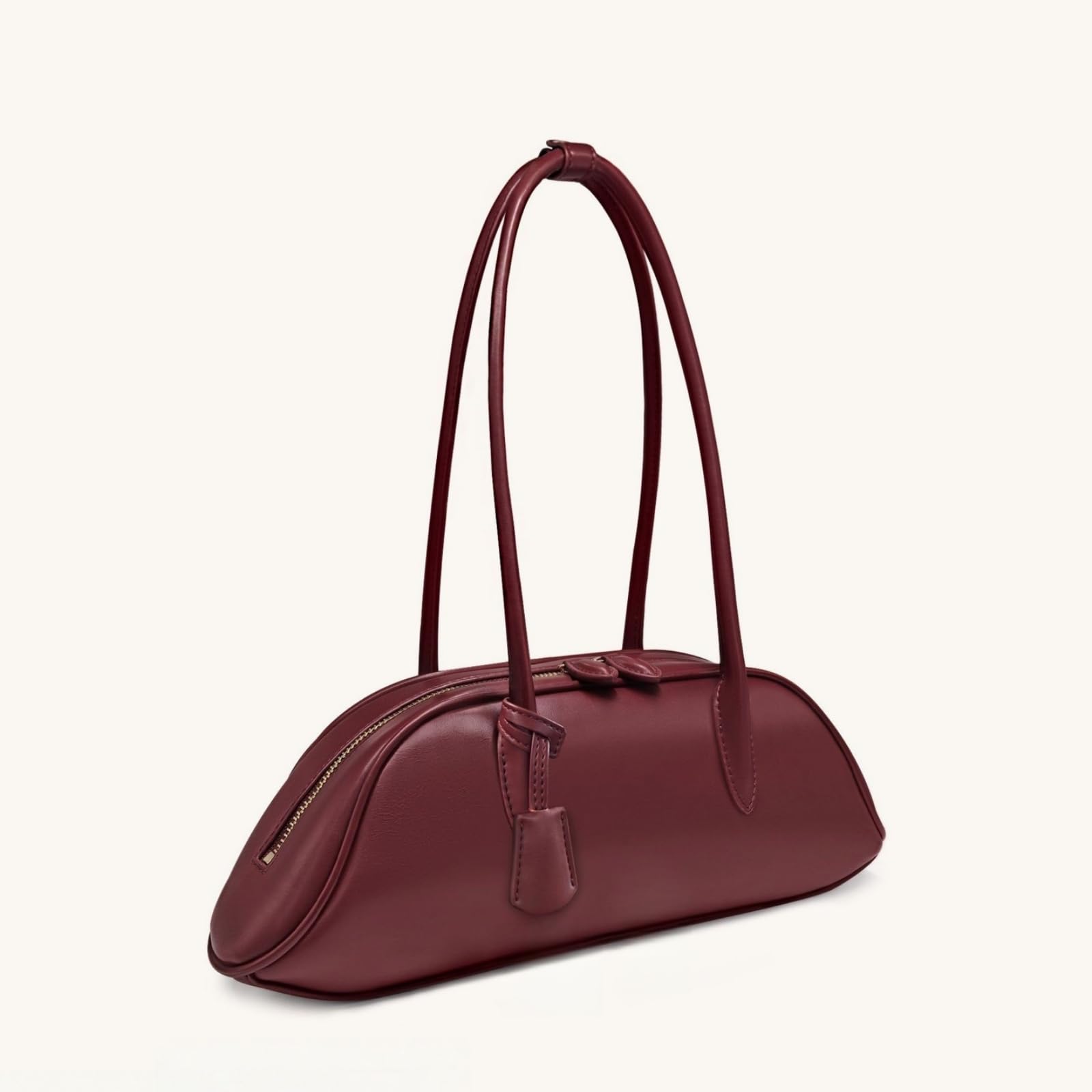 Borsa Donna A Spalla da Donna, Shell Pu con Chiusura Cerniera per Festa Matrimonio Lavoro Shopping Viaggio Occasioni Giornaliere
