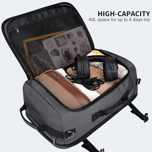 Image of WITZMAN Travel Backpack for Men Laptop Backpack with USB Charging Port Carry-on Luggage Airplane Approved