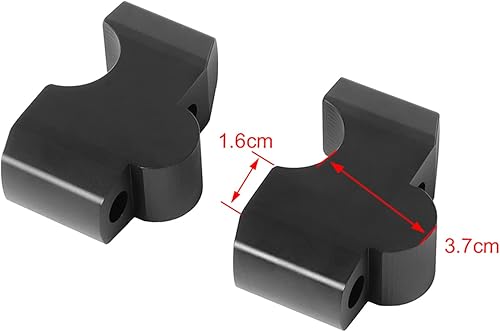 Miniatura 6 de 2 piezas elevadores de manillar de motocicleta Montaje de abrazadera Aumento de altura Elevador Elevador de Elevador Alto Accesorios para Honda