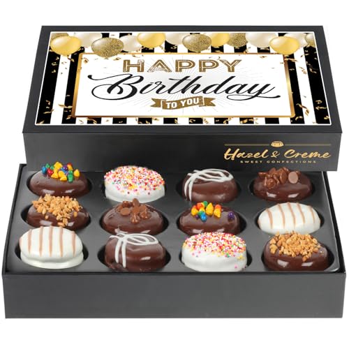Happy Birthday Cookies - Cookie Gift Basket - Gourmet Food Gifting for Him/Her (Large Size, Birthday)