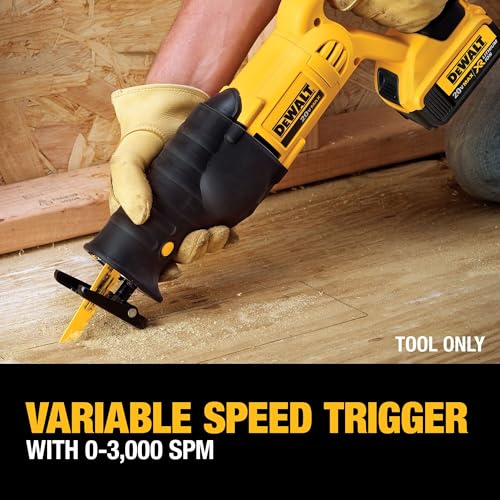 DEWALT 20V MAX* Cordless Reciprocating Saw, Battery and Charger Included (DCS380P1) thumbnail 6