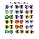 100PCS 20MM Round Glass Dragon Eye Cabochon for Doll Eyes Making