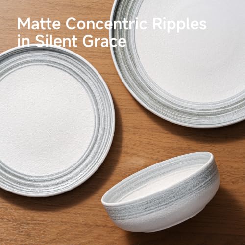 KINGSTONE 12-Piece Stoneware Dinnerware Set for 4 - 39.99 w/ Code + 50% Off Code ZGEU7SVS - image 3