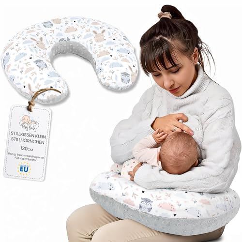 Totsy Baby Cojin Lactancia y Embarazada 130 cm   Almohada por lactante bebé cojín de Embarazo por Dormir o Cojines Maternidad Minky para Mujeres Embarazadas y Bebe Oeko Tex Búhos Gris B