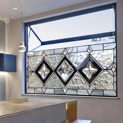 Película decorativa para ventana BlissYard 39.3x17.7 pulgadas