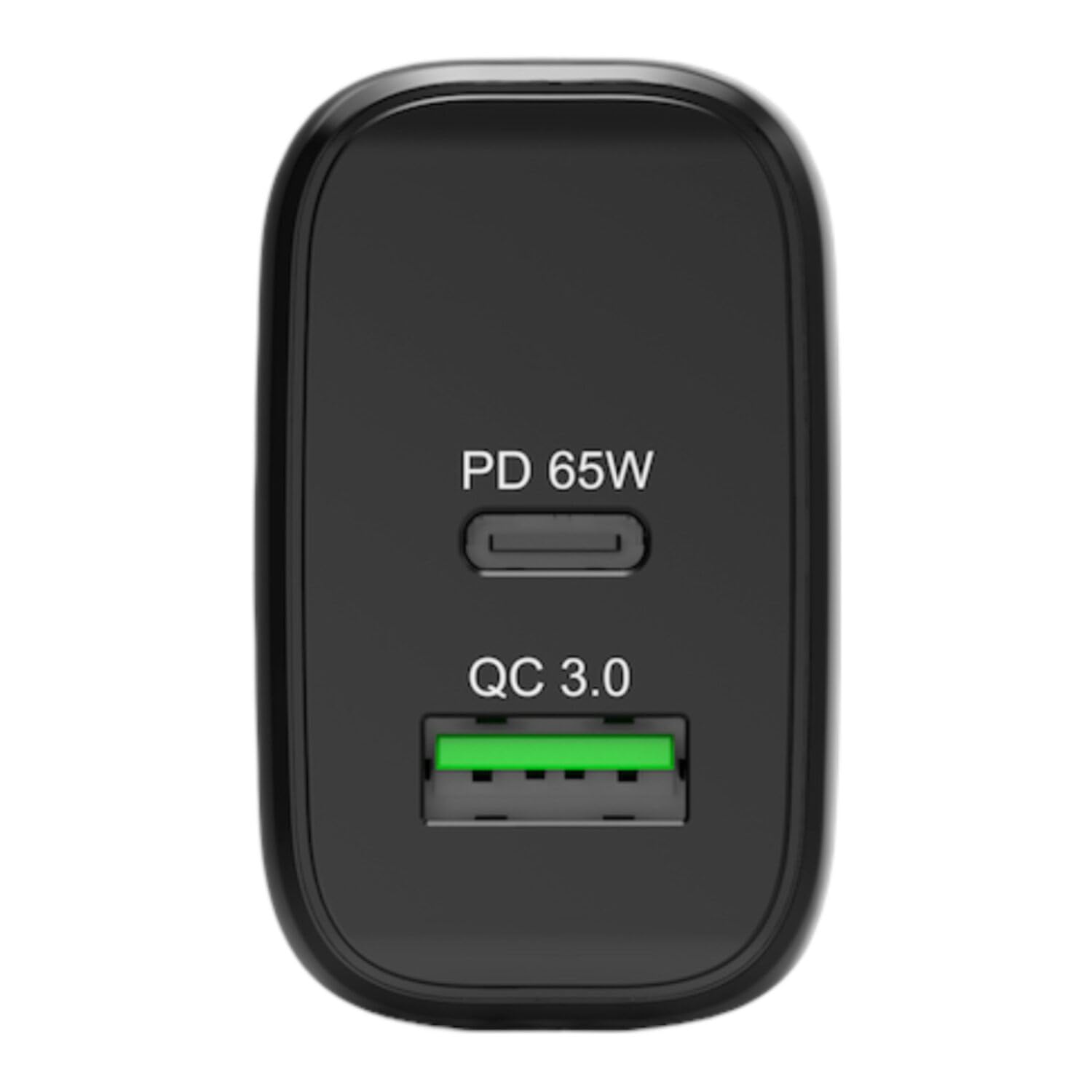 Caricabatterie Da Muro Gan UsB-C E UsB-A - Port Designs - 902104eu - 65 W - Nero
