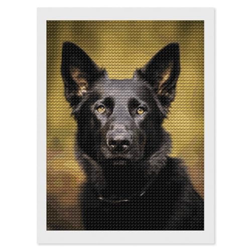 Peinture diamant 5D Berger Allemand pour décorer votre salon et bureau à la maison