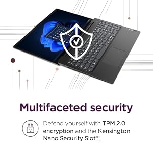 Lenovo V15 Gen 4 - Business Laptop - AMD Ryzen 5 7430U - 15.6" FHD Display - 8GB RAM - 512GB SSD Storage - Integrated AMD Radeon™ Graphics - Webcam Privacy Shutter - Business Black — photo 6 of 6