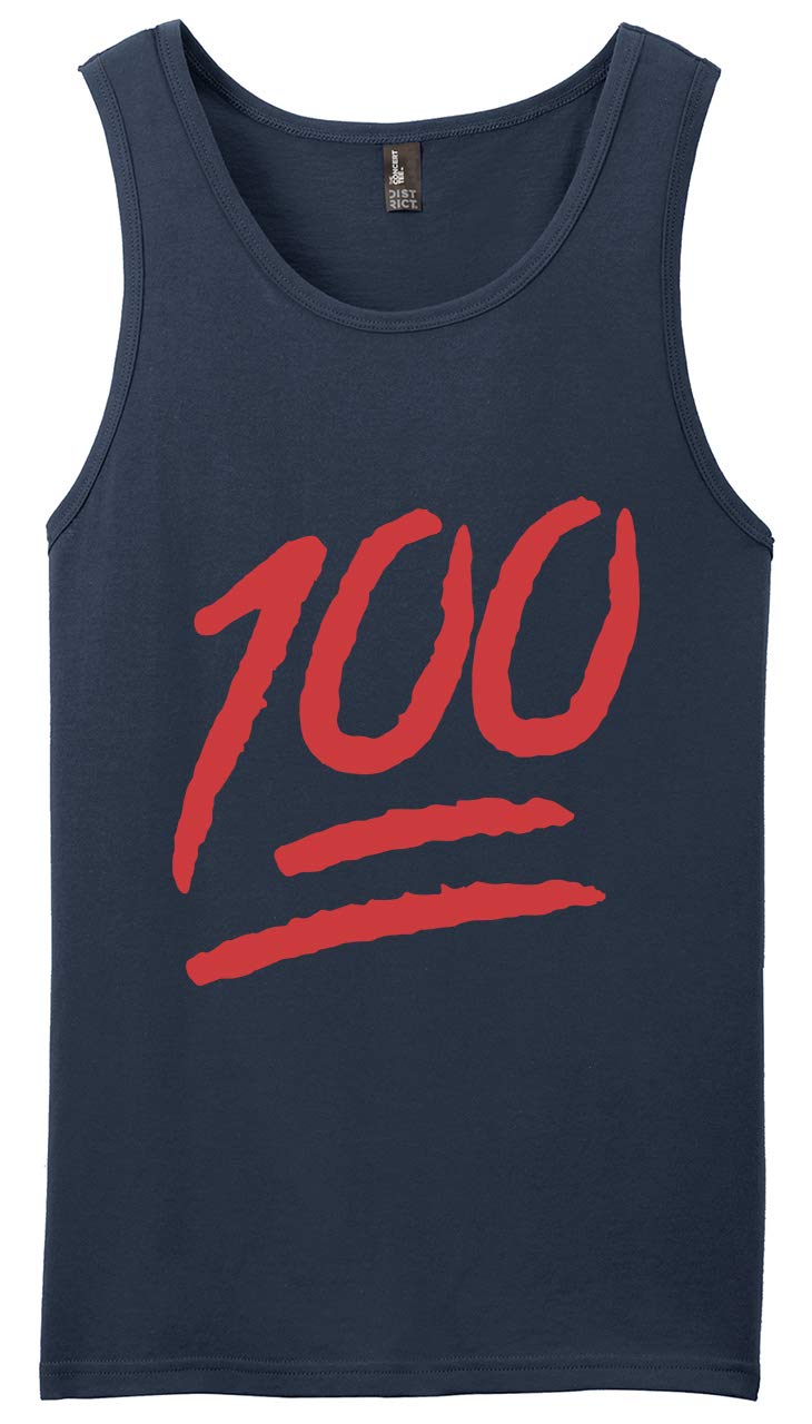 New York Fashion PoliceKeep it 100 Percent Emoji Logo Tank Top Shirts