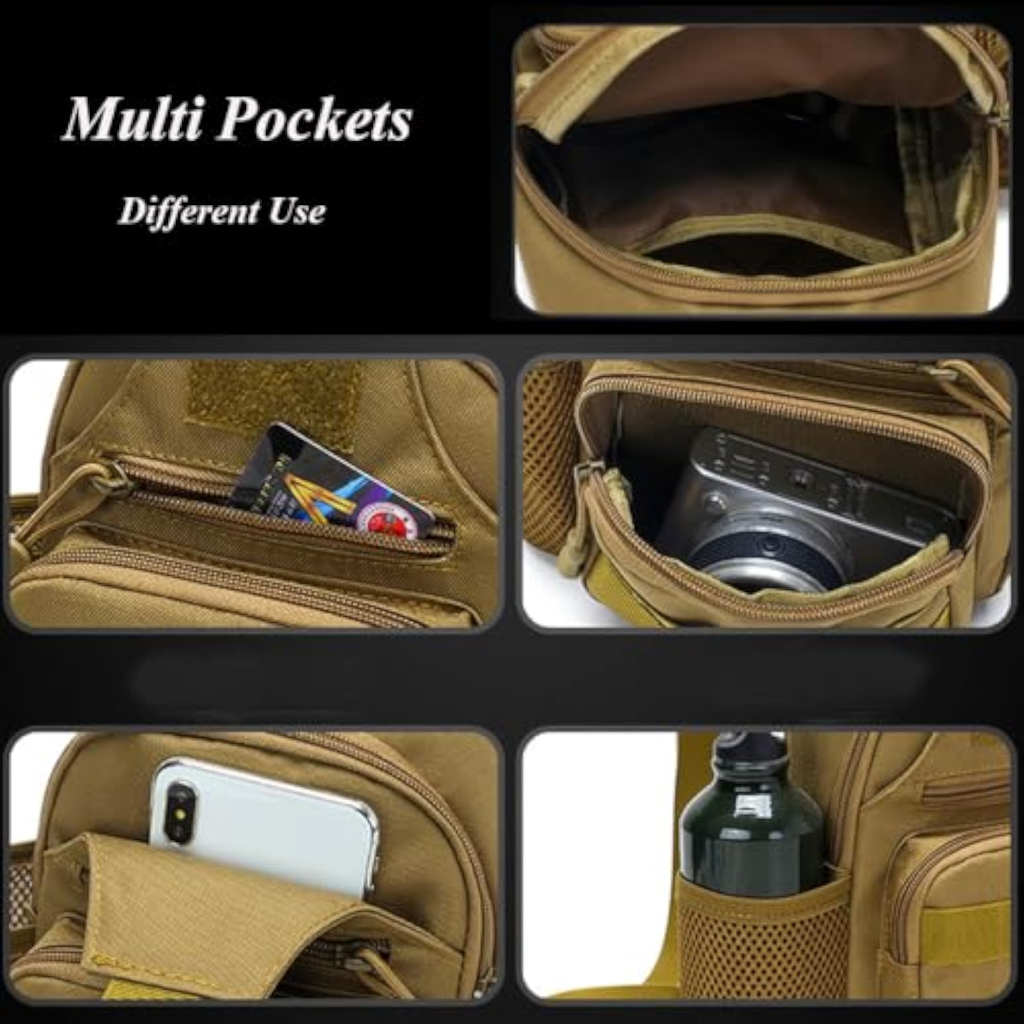 Men's Camouflage Tactical Sling Shoulder Bag